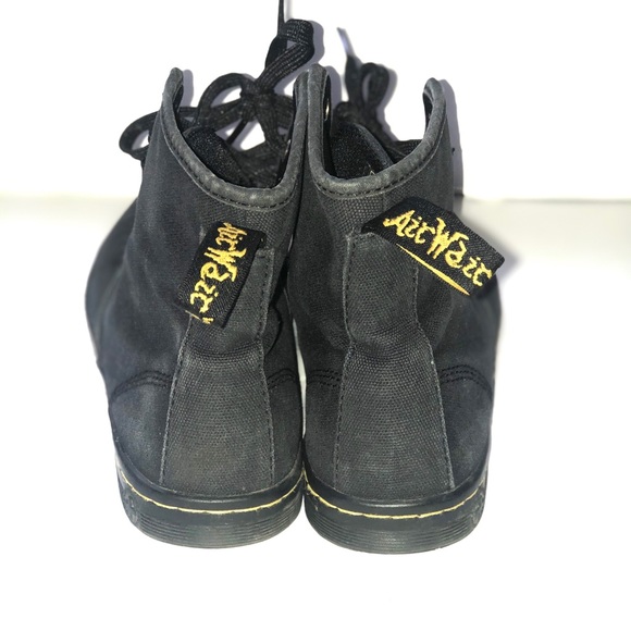 Dr martens charcoal canvas boots - Picture 3 of 6